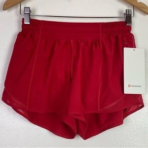 COPY - New Red Lululemon Hotty Hot 4 Tall Shorts 💌
